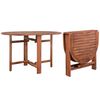 vidaXL Tavolo da Giardino 120x70x74 cm in Massello di Acacia