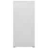 vidaXL Armadio Classificatore Grigio Chiaro 46x62x133 cm in Acciaio