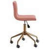 vidaXL Sedie da Pranzo Girevoli 2 pz Rosa in Velluto