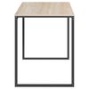 vidaXL Scrivania Computer Nera e Rovere 110x60x73 cm Legno Multistrato