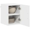 vidaXL Mobile da cucina Kalmar 2 pcs Bianco Lucido 30 x 31 x 40 cm