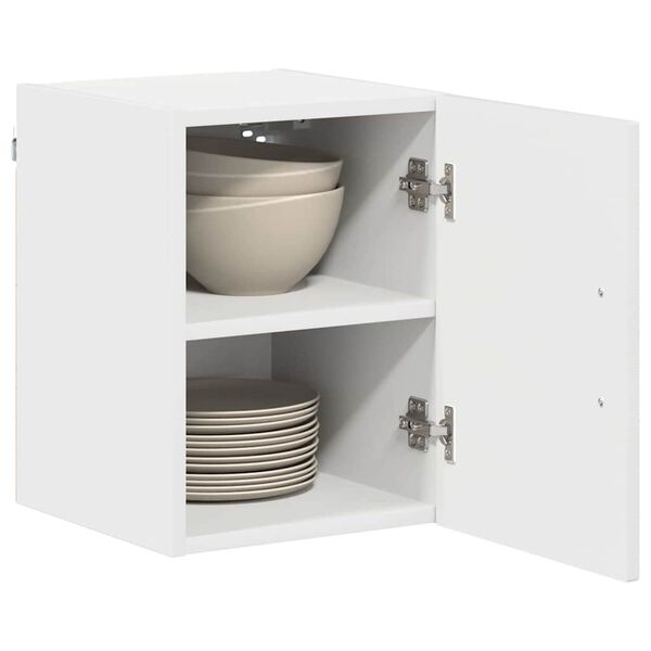 vidaXL Mobile da cucina Kalmar 2 pcs Bianco Lucido 30 x 31 x 40 cm