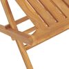 vidaXL Sedie da Giardino Pieghevoli 4pz 47x47x89cm Legno Massello Teak