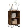 vidaXL Libreria Rovere Fumo 50x31x74,5 cm in Legno Multistrato