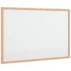 vidaXL Lavagna magnetica con cornice in legno di pino massiccio 60x40 cm
