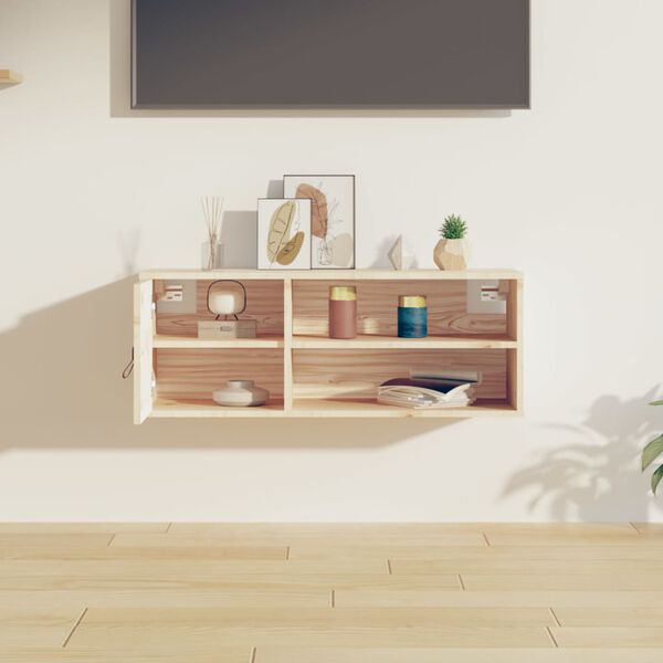 vidaXL Pensile 80x30x30 cm in Legno Massello di Pino