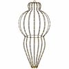vidaXL Luce a punta di Natale 320 LED Bianco caldo Diam. 40 x 75 cm