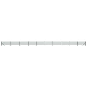 vidaXL Recinzione a Rete con Flangia Verde 1,1x25 m