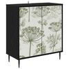 vidaXL Credenza GOTHA Rovere Nero 69 x 33 x 76 cm Legno ingegnerizzato