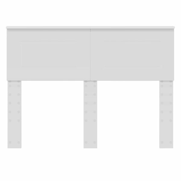 vidaXL Testiera Bianco 120 cm Legno multistrato