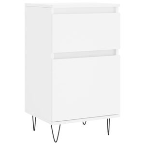 vidaXL Credenza Bianca 40x35x70 cm in Legno Multistrato