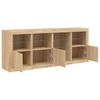 vidaXL Credenza con Luci LED Rovere Sonoma 164x37x67 cm