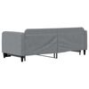 vidaXL Divano Letto con Letto Estraibile Grigio Chiaro 80x200 Tessuto