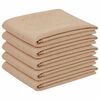 vidaXL Tovaglia da Tavolo 5 pz Ovale Beige 160 x 220 cm