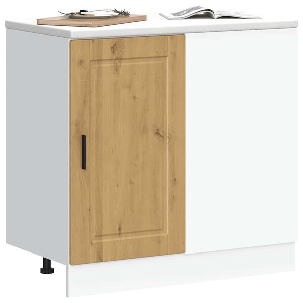 vidaXL Base da Cucina Porto Rovere Artigianale Legno Multistrato