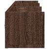 vidaXL Armadietto a Muro Rovere Marrone 75x18x16,5cm Legno Multistrato