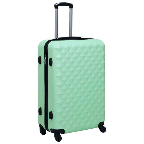 vidaXL Set Valigie Trolley a Custodia Rigida 2 pz Menta in ABS