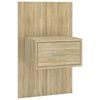 vidaXL Comodino a Parete Rovere Sonoma