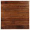 vidaXL Piano Tavolo 90x90x2,5 cm Quadrato Legno Massello di Recupero