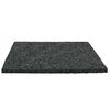 vidaXL Pad per patio in granuli di gomma Nero 9 x 9 x 0,3 cm Gomma
