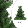 vidaXL Albero Natale Artificiale Nordmann con LED Palline Verde 210 cm