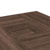 vidaXL Tavolino da Salotto Rovere Marrone 80x80x40cm Legno Multistrato