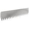 vidaXL Bordura per Prato 20 pz 103 x 25 cm Acciaio Argento