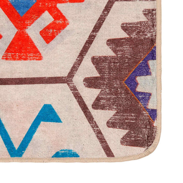 vidaXL Tappeto Lavabile Multicolore 80x150 cm