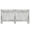 vidaXL Copertura per radiatori Grigio cemento 172 x 19 x 81,5 cm