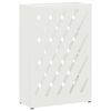 vidaXL Supporto per Ombrellone Bianco 28 x 12 x 41 cm Acciaio