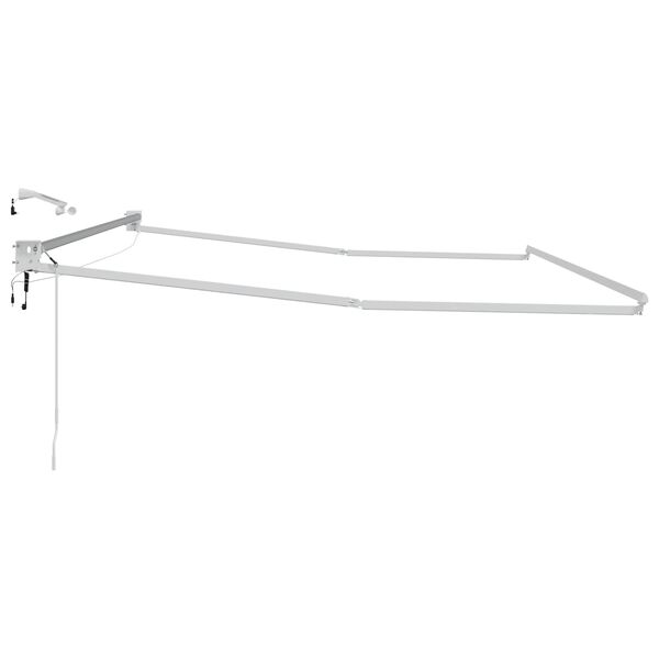 vidaXL Struttura della tenda elettrica retrattile Bianco 4 &times; 3 m