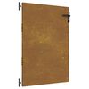 vidaXL Cancello da giardino 85x125 cm in acciaio Corten