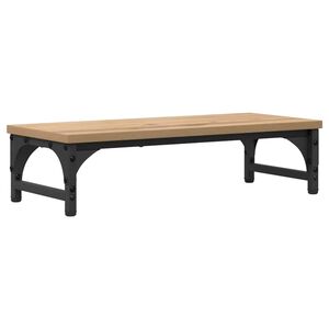 vidaXL Supporto per Monitor Rovere Artigianale 55 x 23 x 14 cm