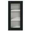 vidaXL Mobile da cucina 2 pcs Nero 40 x 31 x 80 cm Legno multistrato