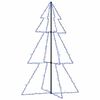 vidaXL Albero di Natale a Cono 200 LED per Interni Esterni 98x150 cm
