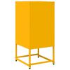 vidaXL Comodino Giallo Senape 36x39x78 cm in Acciaio Laminato a Freddo
