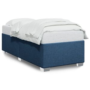 vidaXL Giroletto senza Materasso Blu 80x200 cm in Tessuto