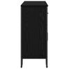 vidaXL Credenza con cassetto Rovere Nero 97 x 32,5 x 74,5 cm