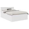 vidaXL Struttura del letto Bianco 160 x 200 cm Legno multistrato