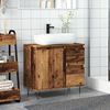 vidaXL Armadietto da Bagno Legno Antico 65x33x60 cm in Truciolato
