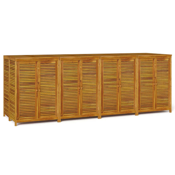 vidaXL Contenitore da Giardino 280x87x104 cm Legno Massello di Acacia