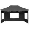 vidaXL Gazebo Pieghevole con Pareti in Alluminio 4,5x3m Antracite