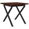 vidaXL Tavolo da pranzo quadrato 80 x 80 x 75 cm