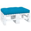 vidaXL Cuscino per Pallet Blu 120x80x12 cm in Tessuto