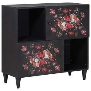 vidaXL Armadi di Stoccaggio con porta Multicolore 80 x 33,5 x 75 cm