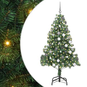 vidaXL Albero di Natale Verde 180 cm PVC