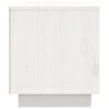 vidaXL Mobile Porta TV Bianco 140x35x40 cm in Legno Massello di Pino