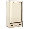 vidaXL Armadio Crema 87x49x159 cm in Tessuto