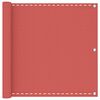 vidaXL Schermo da balcone Terracotta 90 x 800 cm HDPE e alluminio