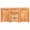vidaXL Credenza con 3 Cassetti e 4 Ante in Legno Massello di Acacia